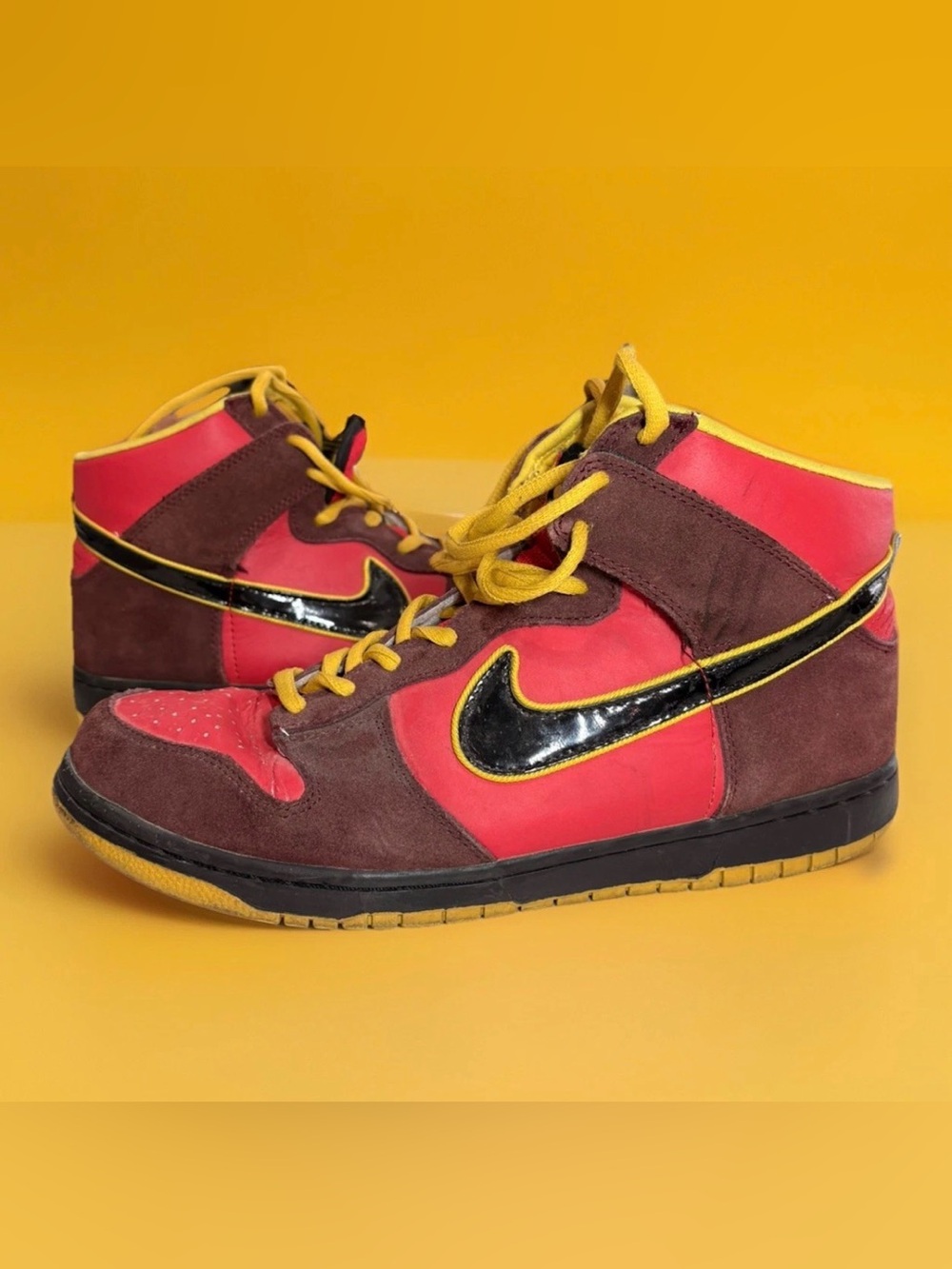 Nike Dunk SB High Ironman Vintage 2010 Size 12  313171-600 GREAT CONDITION
